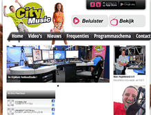 Tablet Screenshot of city-music.be