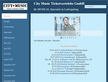 Tablet Screenshot of city-music.de